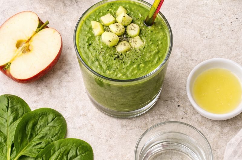 Immunstärkande Smoothie med Spenat, Selleri och Äpple