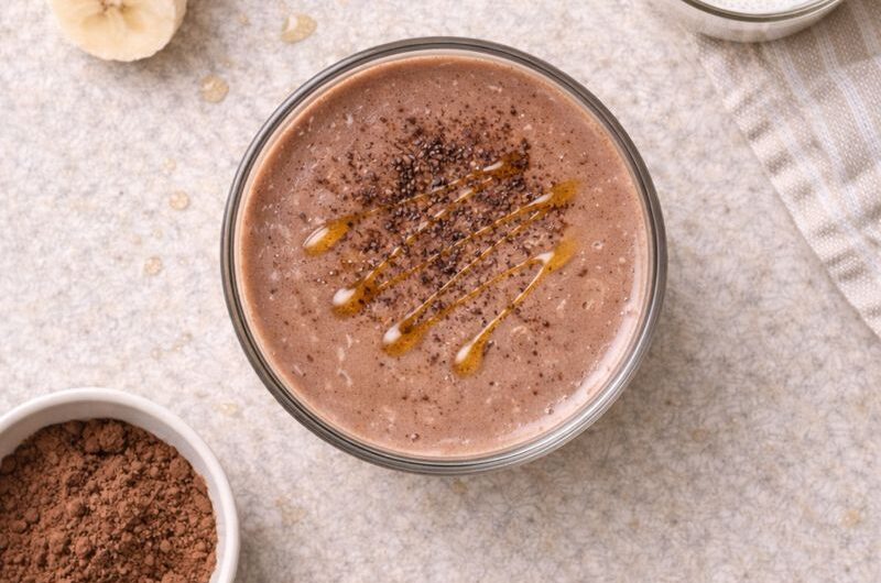 God Smoothie med Choklad, Banan och Havremjölk