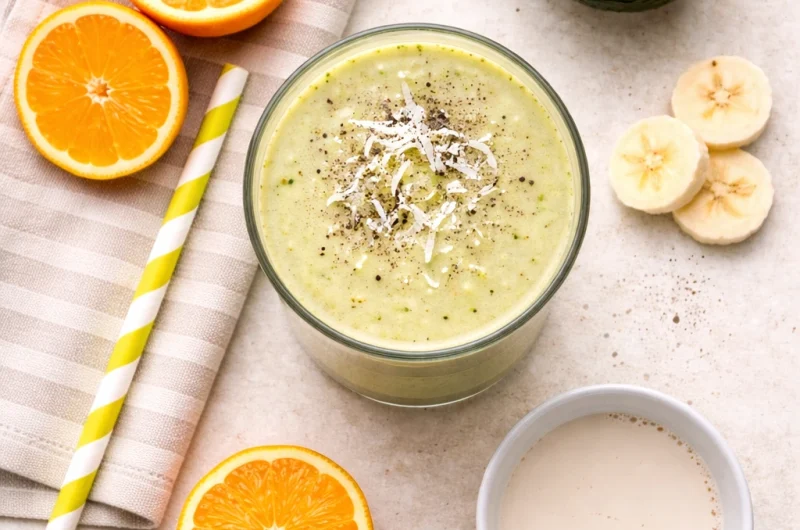 God Smoothie med Clementin, Avokado och Banan