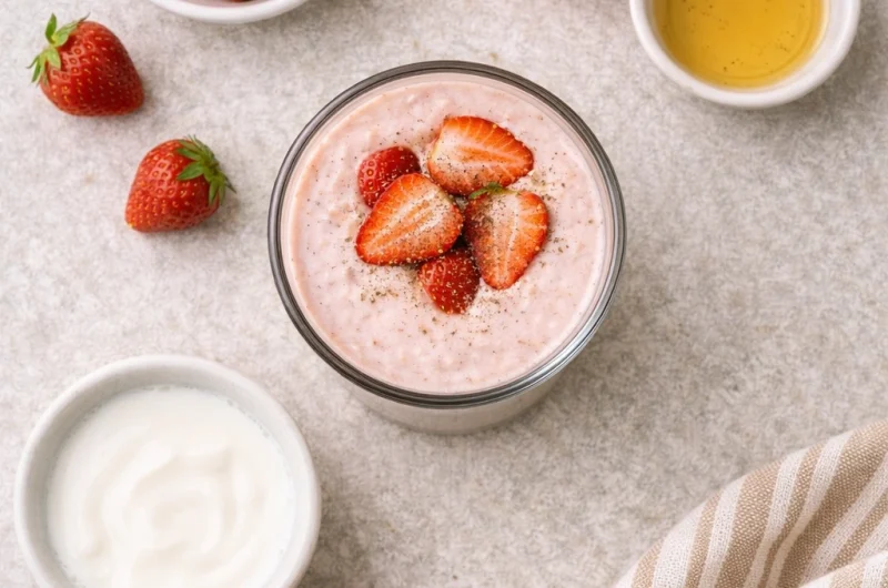 God Smoothie med Clementin, Jordgubbar och Yoghurt