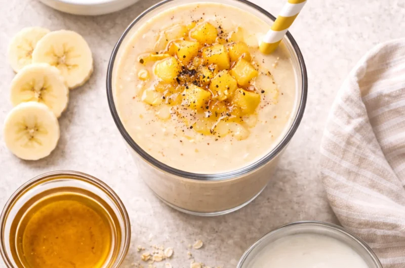 God Smoothie med Filmjölk, Mango och Banan