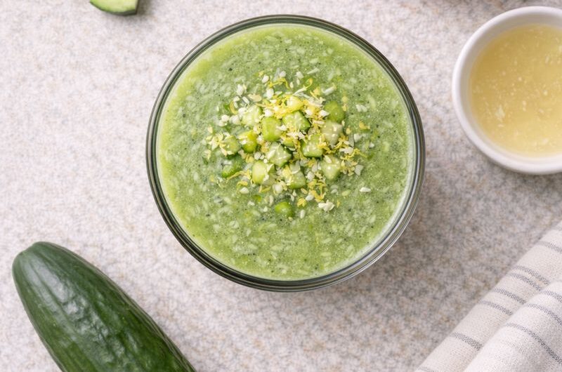 Detox-Smoothie med Gurka, Selleri och Äpple