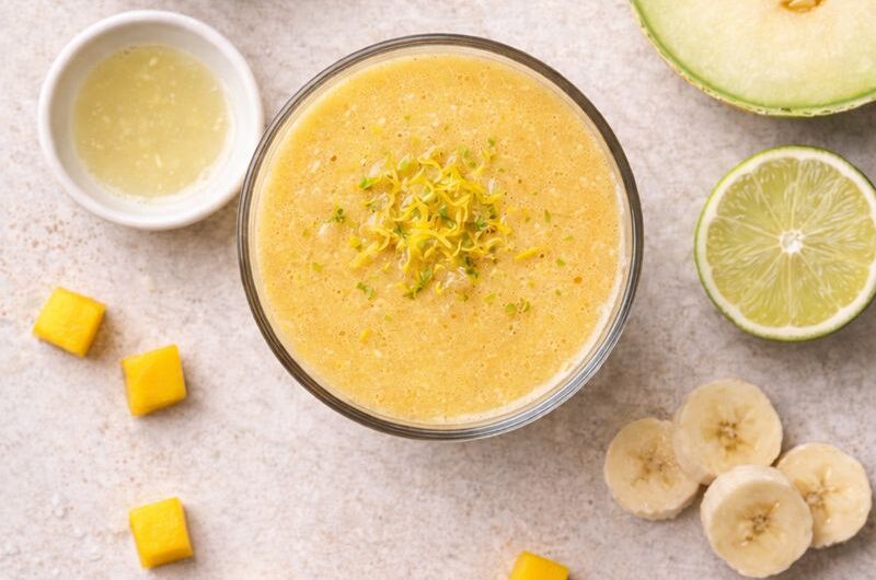 God Smoothie med Honungsmelon, Mango och Banan