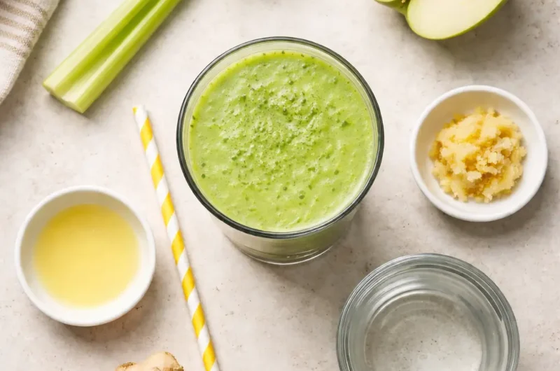Detox-Smoothie med Ingefära, Selleri och Äpple