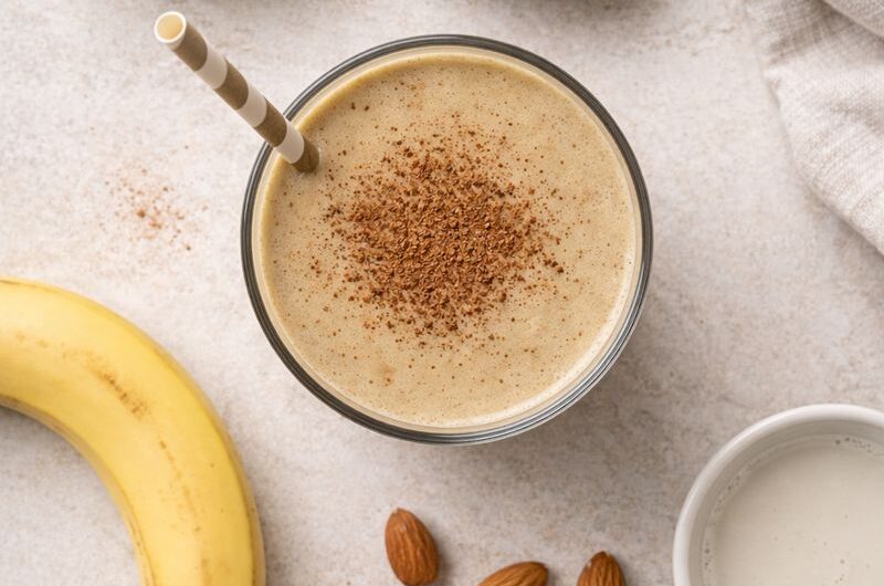 Antioxidativ Smoothie med Kaffe, Avokado och Banan