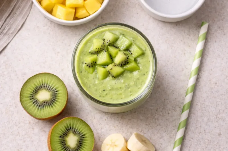 God Smoothie med Kiwi, Ananas och Banan