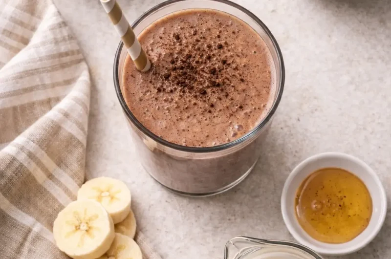 God Smoothie med Kokosolja, Kakao och Banan