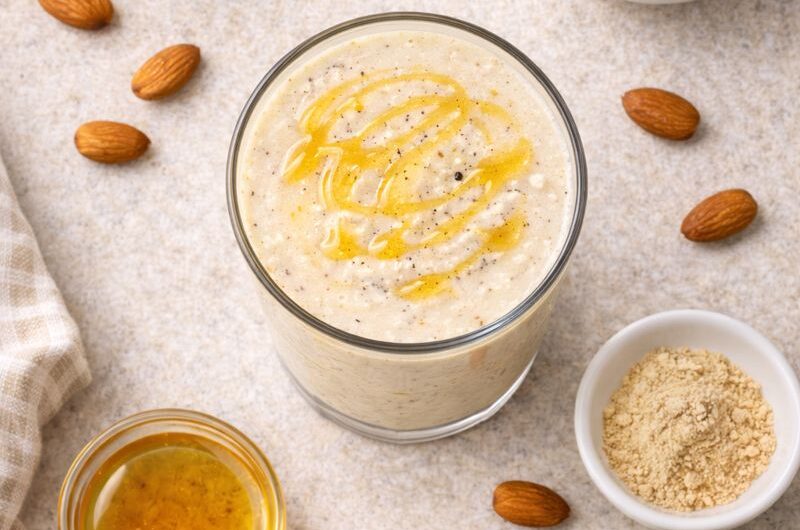 God Smoothie med Maca, Banan och Mandelmjölk