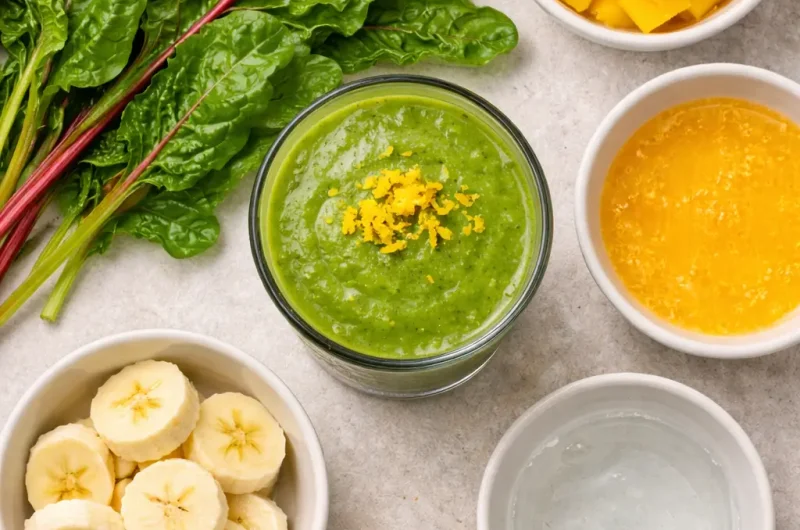 God Smoothie med Mangold, Mango och Banan