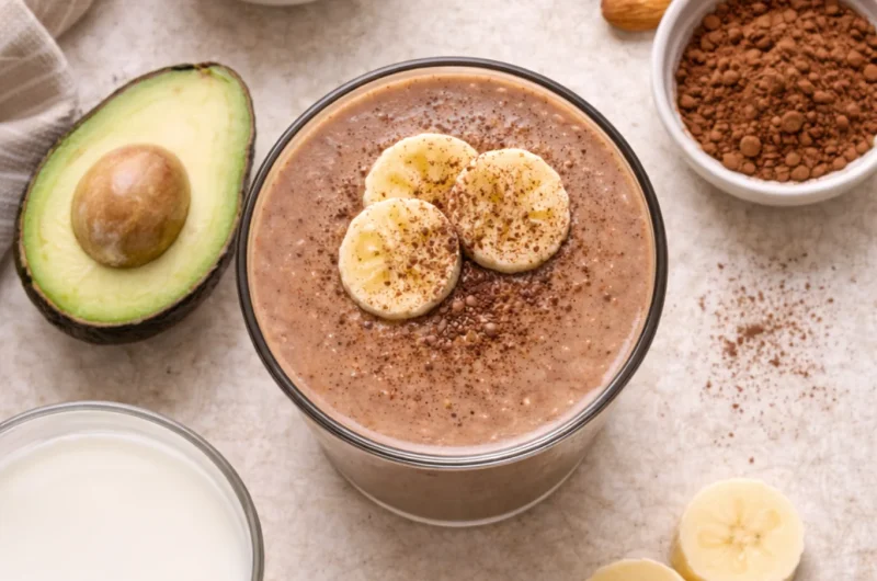 God Smoothie med Nutella, Avokado och Banan