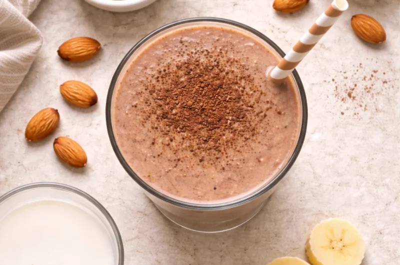 God Smoothie med Nutella, Kakao och Mandelmjölk