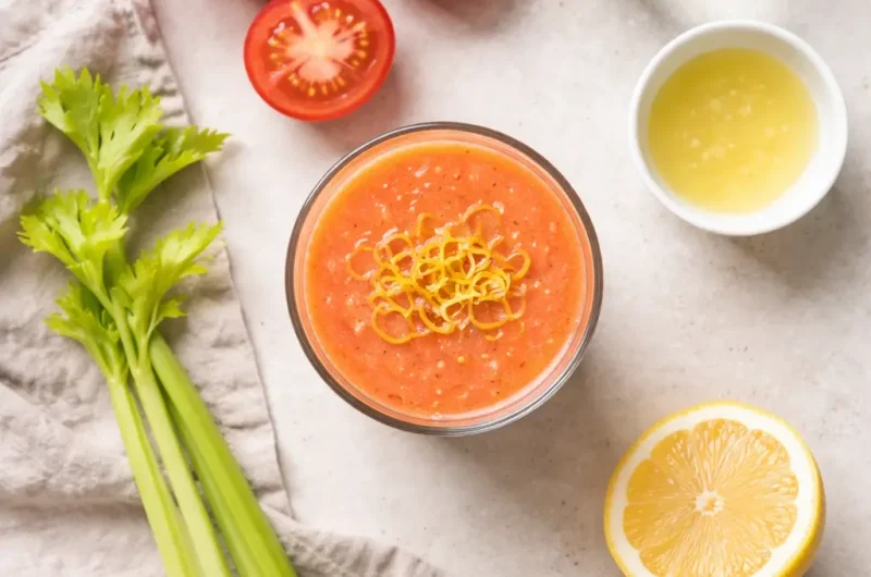 Detox-Smoothie med Paprika, Tomat och Selleri