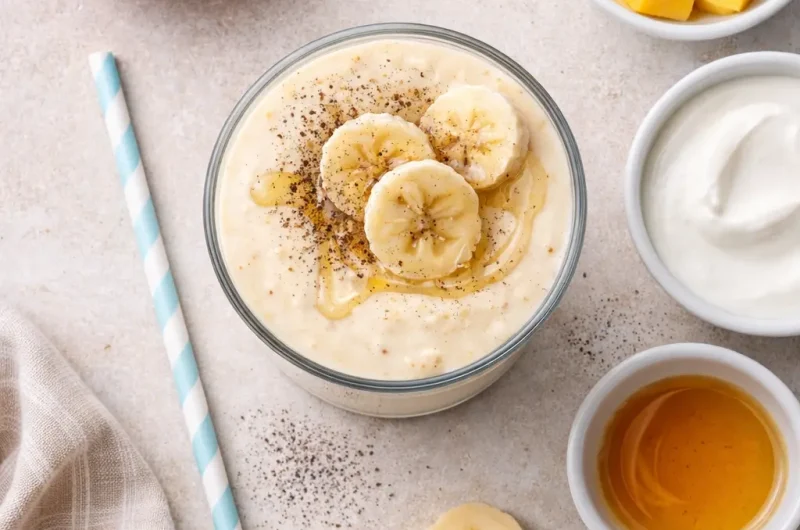 God Smoothie med Persika, Mango och Yoghurt