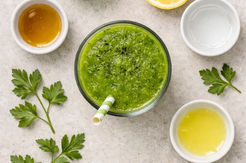 Detox-Smoothie med Persilja, Äpple och Citron