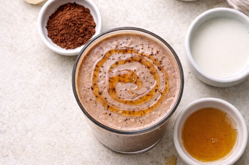 God Smoothie med Proteinpulver, Kakao och Banan