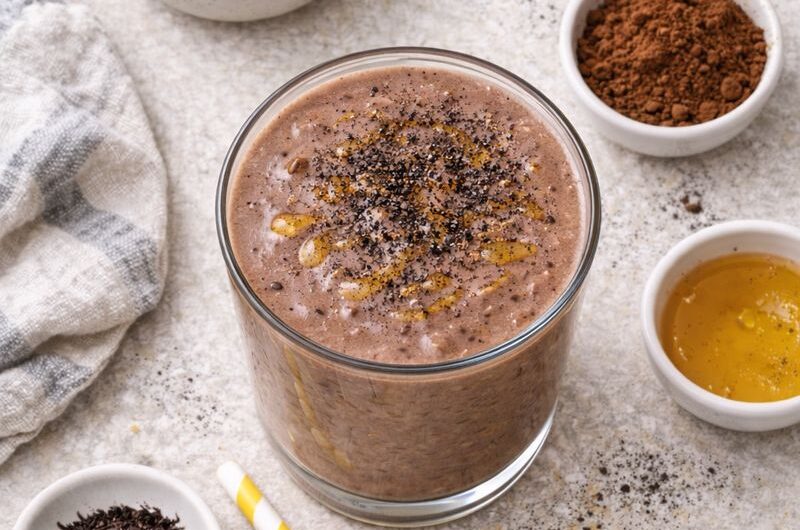 God Smoothie med Sojamjölk, Kakao och Banan