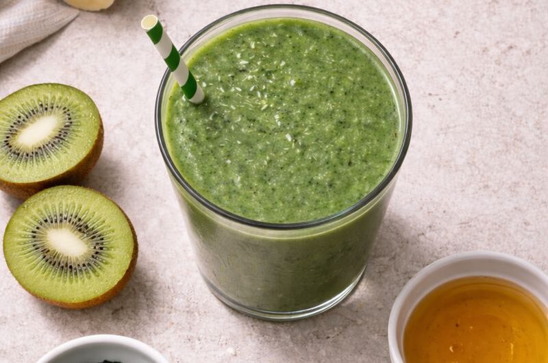 God Smoothie med Spirulina, Kiwi och Banan