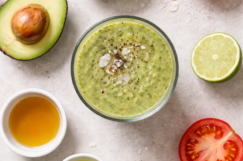 Antiinflamatorisk Smoothie med Tomat, Avokado och Lime