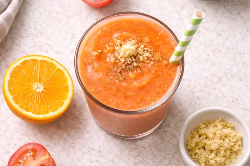 Detox-Smoothie med Tomat, Mango och Apelsin