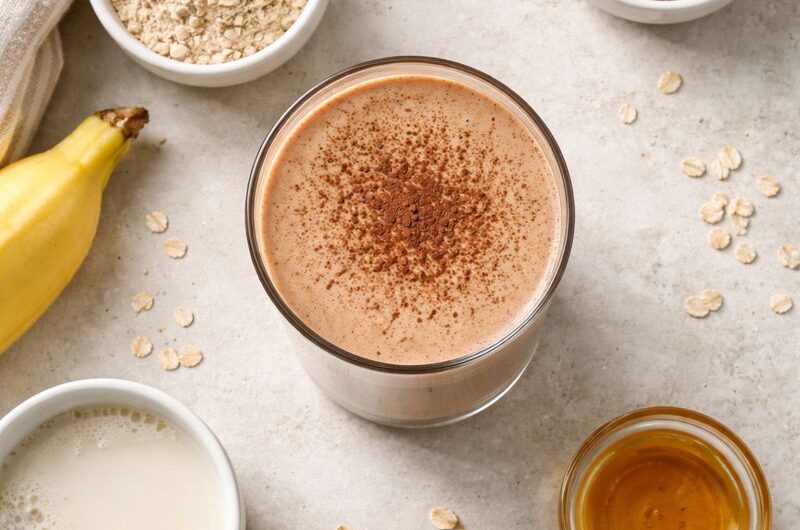 God Smoothie med Veganskt protein, Kakao och Banan