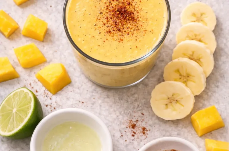 Kalorisnål Smoothie med Chili, Mango och Banan