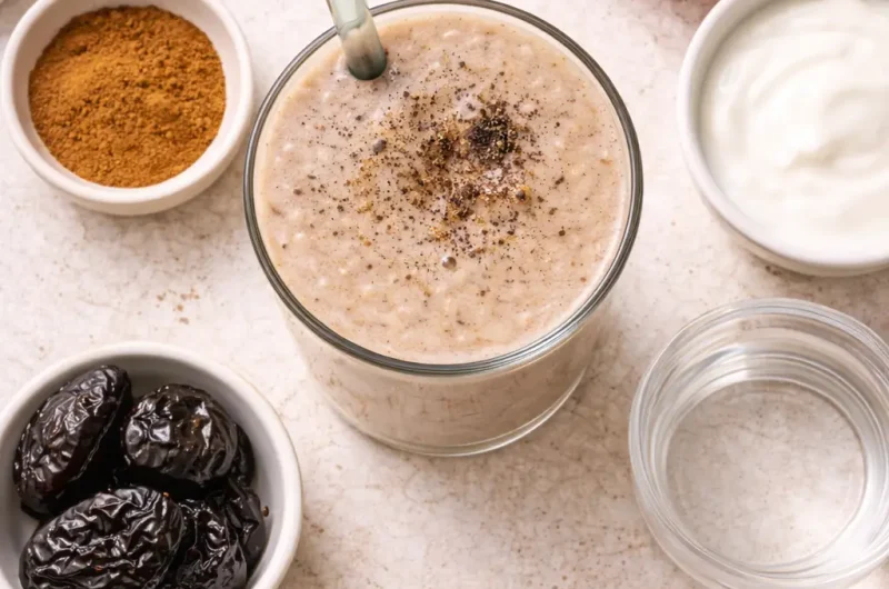 Detox-Smoothie med Katrinplommon, Äpple och Kanel