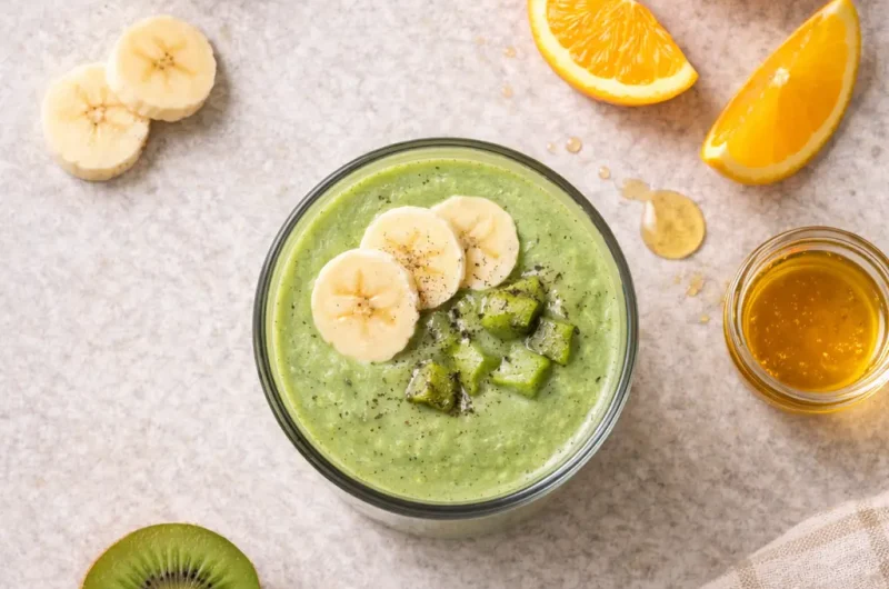 Enkel Smoothie med Kiwi, Apelsin och Banan