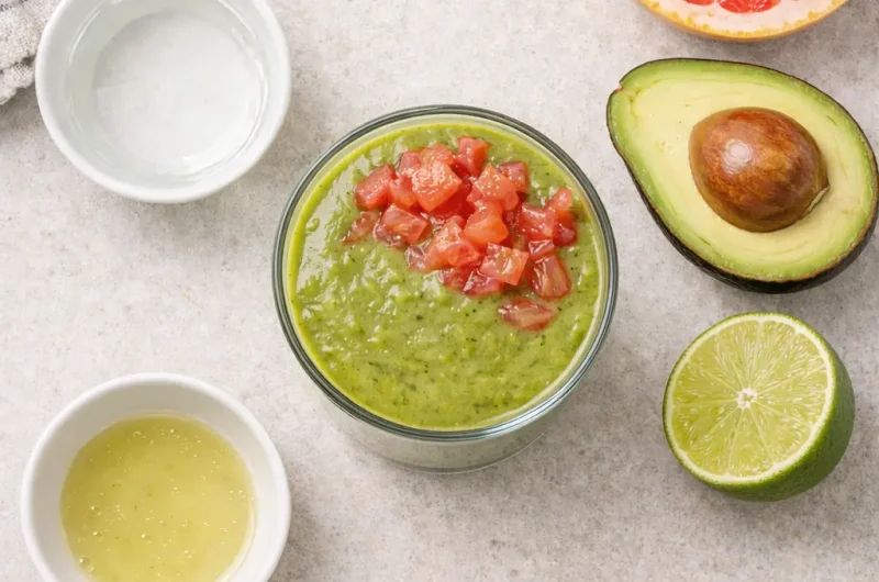 Antiinflamatorisk Smoothie med Kiwi, Grapefrukt och Avokado