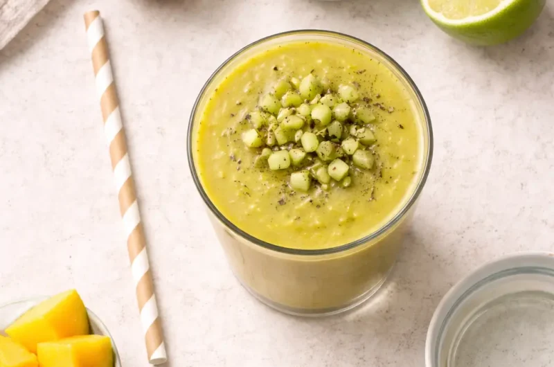 Tropisk Smoothie med Kiwi, Lime och Mango