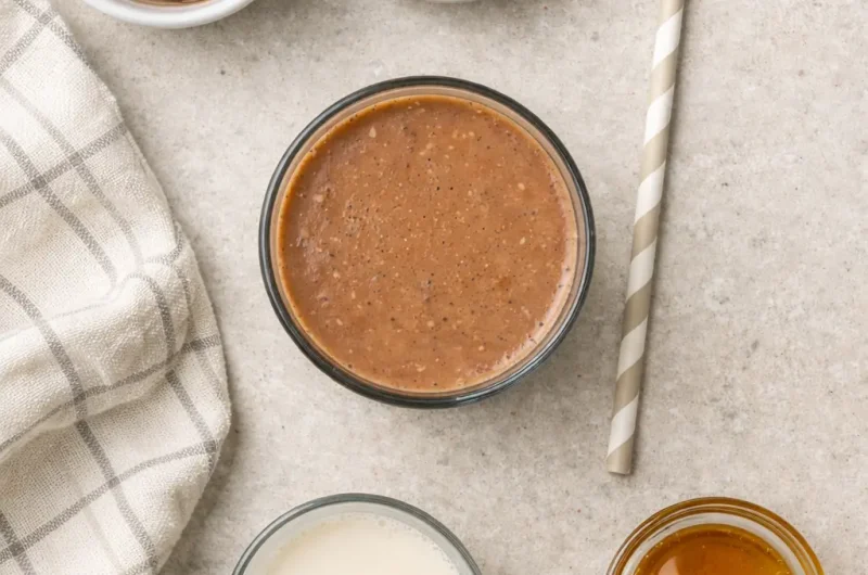 Enkel Smoothie med Mandel, Kakao och Banan