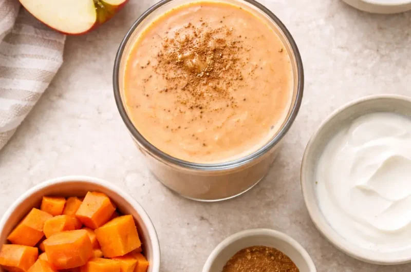 Detox-Smoothie med Sötpotatis, Äpple och Kanel
