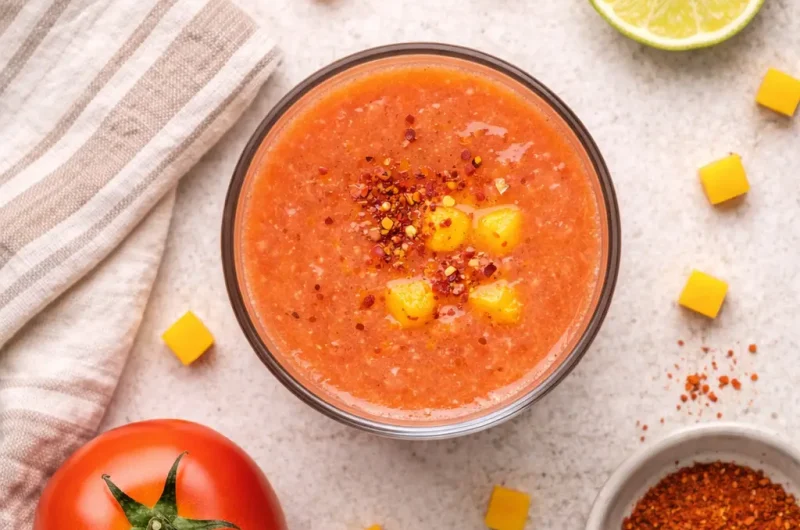 Detox-Smoothie med Tomat, Mango och Chili