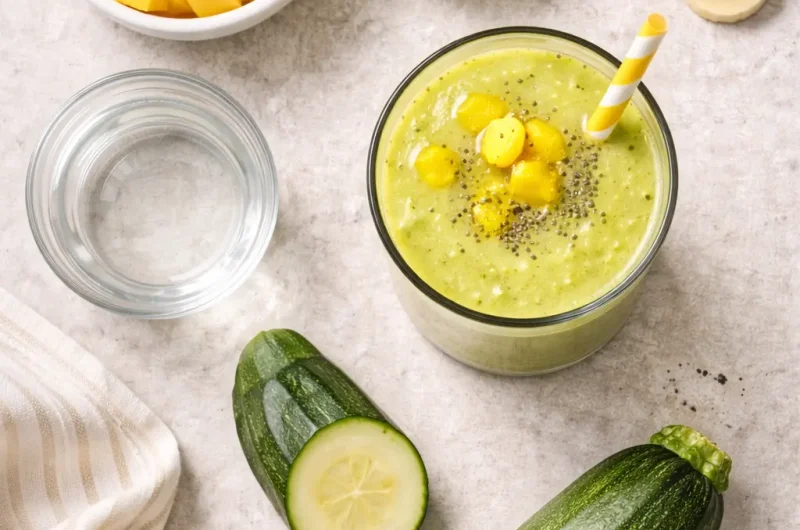 Enkel Smoothie med Zucchini, Mango och Banan